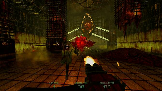 爆炸特效下的激烈战场，角色正在投掷手雷