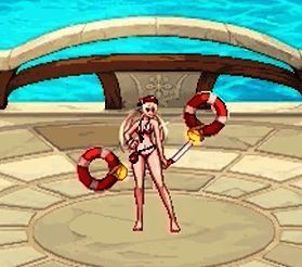 弓箭手武器外观，红白配色展现精准射手风采