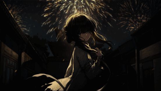 游戏主菜单界面，展示章节选择与存档系统