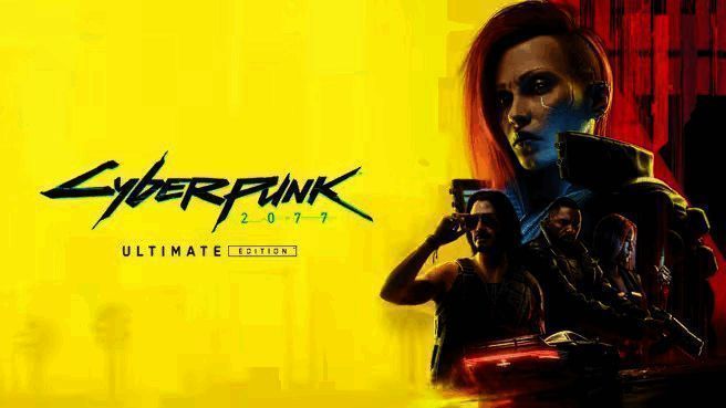 赛博朋克2077夜之城霓虹街景，角色手持武器潜行于街头