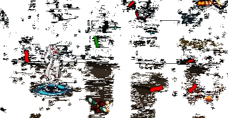 礼盒突然炸开多条巨蛇腾空而起，画面充满戏剧性效果