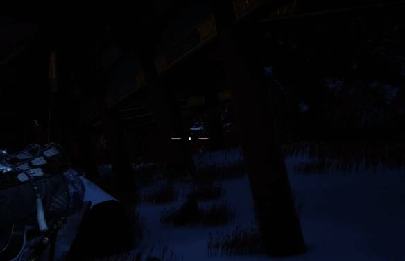 节度使府东北方向路径指引，标注红色植被区域