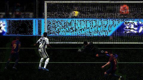 比赛中罗纳尔迪尼奥与队友默契配合，完成精彩助攻