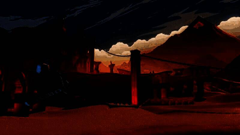 水下视角捕捉到一群发光鱼类游动，营造出梦幻般的海底氛围