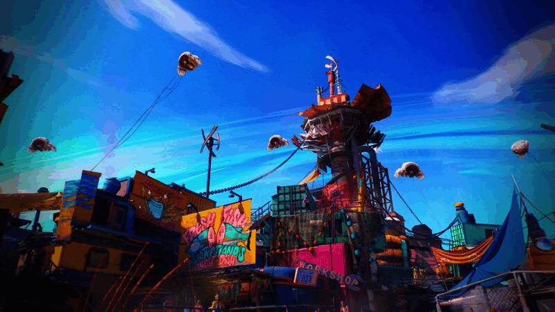 游戏主界面展示，蓝色科技风格界面中央悬浮着主角形象