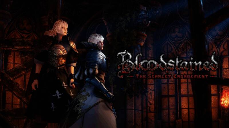 游戏主视觉图，展示哥特风格下的黑暗世界