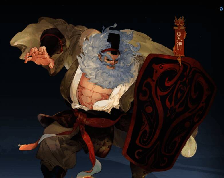 杨戬技能动作特写，施展群体控制与自拉条技能