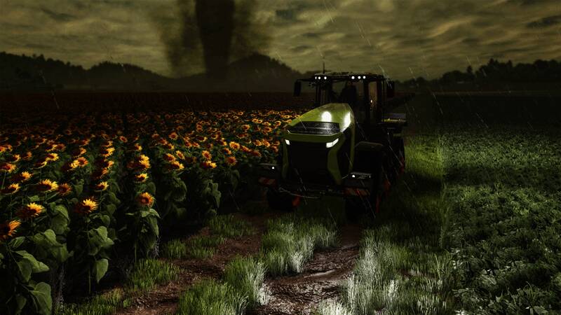 农机驾驶视角截图，增强沉浸感