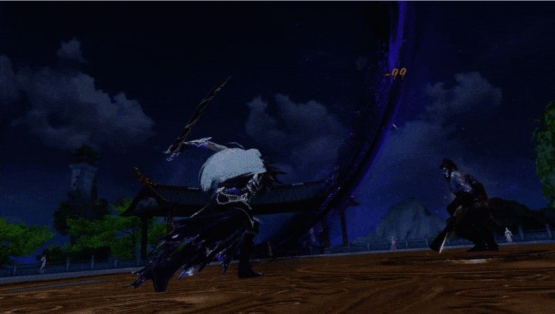 张凯枫挥剑斩出魔气剑浪，敌人被瞬间击溃