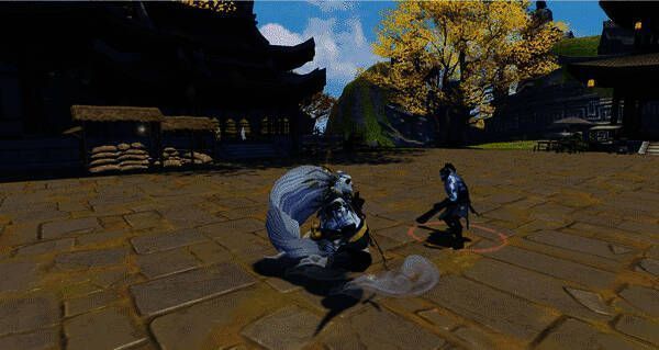 玄素挥笔释放墨迹，八卦图中墨魉飞出