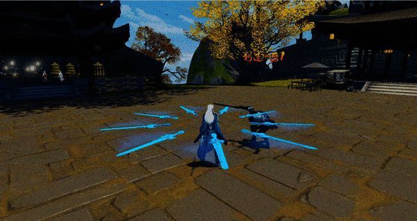 剑影交织，陆南亭在剑阵中纵横捭阖