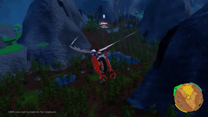 野外探索场景，阳光透过树叶洒落，地面草丛随风摆动，细节丰富