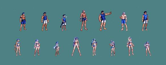 多职业并列展示夏日套设计细节