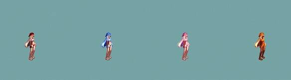 魔法师（女）与缔造者夏日套双人组合展示