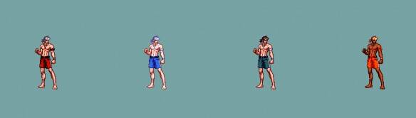 魔枪士夏日套持枪站姿展示