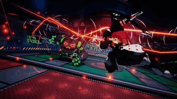 《BAKUDO》Boss战画面预览，角色与巨型敌人激烈对战