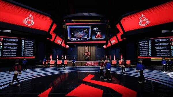 《BAKUDO》角色释放必杀技瞬间，球光交错的炫目战斗特效