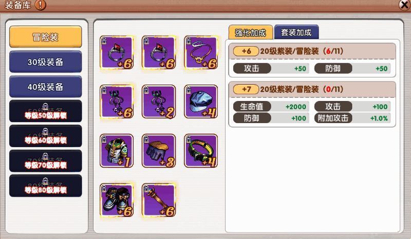 强化祝福等级示意图，显示不同等级装备的加成上限