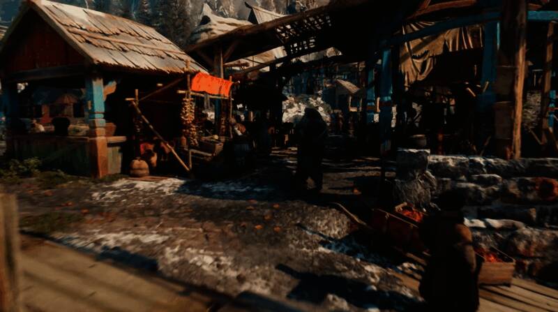 地图探索界面，地形复杂多样，植被覆盖自然，无缝切换无加载