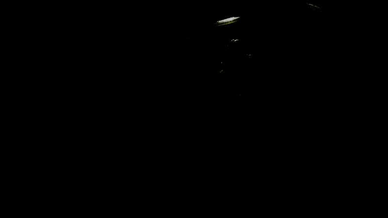 玩家在废墟中探索的场景，周围环境破败，角色持枪警戒