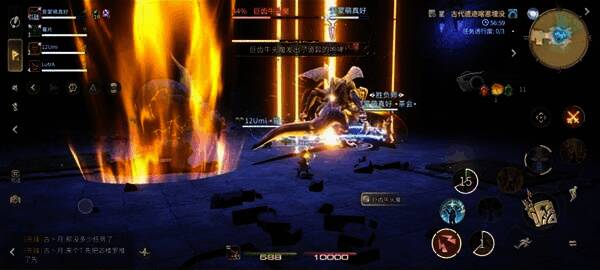 致命射线技能触发时全场特效展示