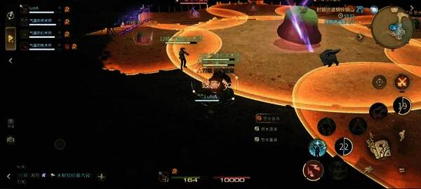 团队成员站在安全区内完成最终阶段输出