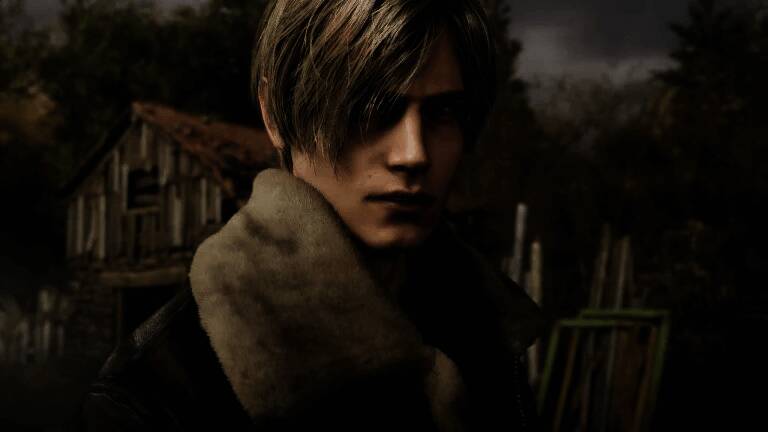 《生化危机5》游戏战斗画面，两名角色协同作战，枪战激烈