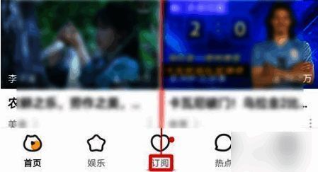 订阅页面展示，包含多个频道订阅选项