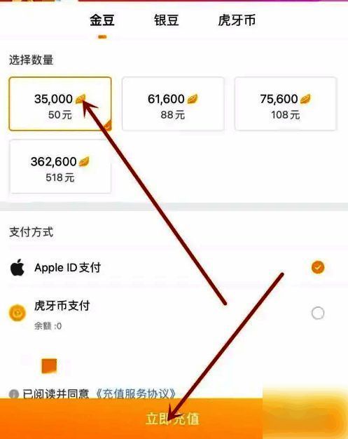 充值页面展示多种会员套餐选项，价格清晰明了