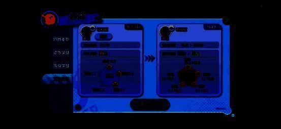 艾比继承操作界面示意图，展示继承前后属性变化