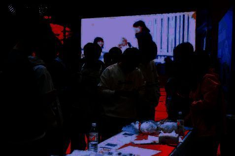 冠军战队高举奖杯，现场欢呼声此起彼伏