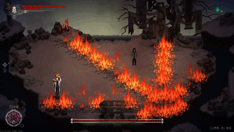 战斗场景截图，角色施展技能对抗敌人，特效华丽