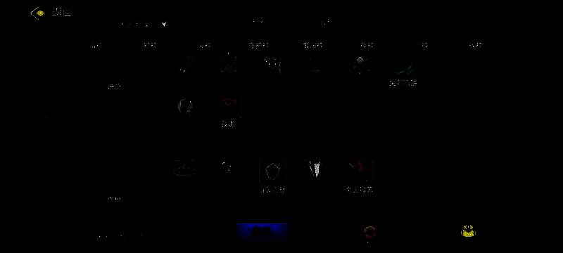 弹幕攻击模式解析图，标注安全区域位置