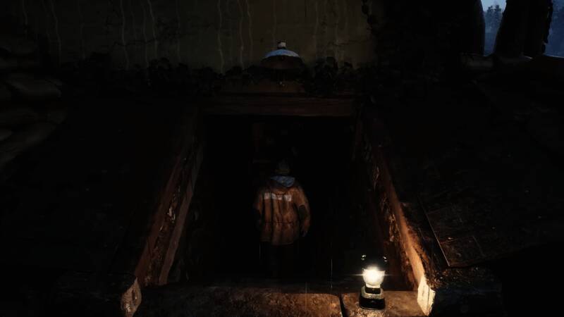 游戏中的一个神秘地点，环境阴森，氛围感极强