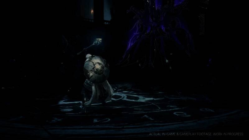 团队副本入口场景，多名玩家集结准备进入地下城