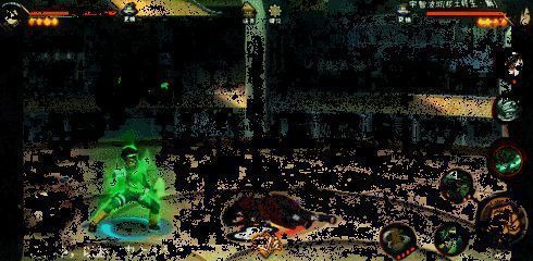 李洛克进入强化状态，周身环绕金色气流，速度提升