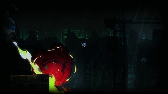 乔·武藏手持武器与敌人激烈对战，动作流畅动感十足