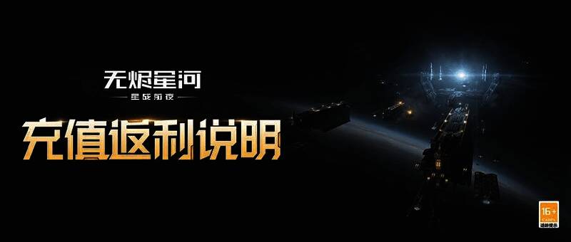 游戏内充值返利说明界面展示，详细列出各档位返还比例