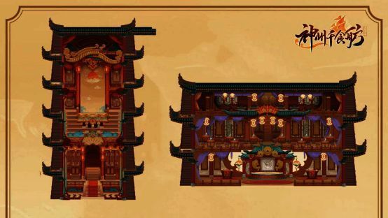 坊间扩建所需材料及获取途径说明图，金丝坊契与镶金图纸清晰展示