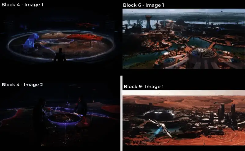 黑豹与阿扎里的对战分镜草图，父子之间的紧张气氛跃然纸上