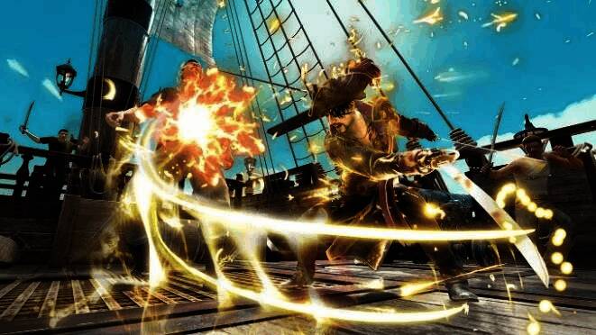 游戏战斗界面展示，索尼克施展强力技能击退敌人