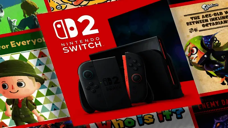 任天堂Switch 2主机外观展示，与原版对比
