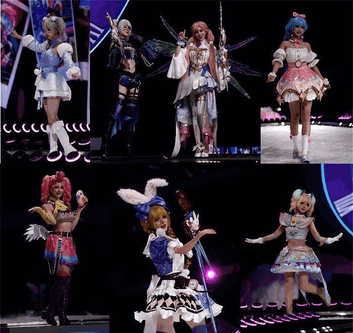 角色身着粉色系皮肤，在梦幻气泡中翩然起舞，画面唯美动人