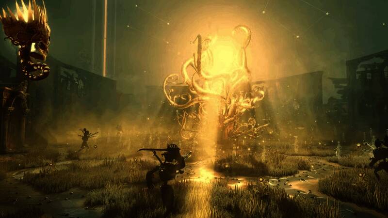 战斗场景截图，琼斯挥舞利剑对抗巨型海怪，画面特效华丽