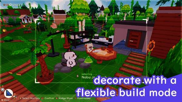 猫咪们在夕阳下漫步于牧场边，画面充满治愈气息