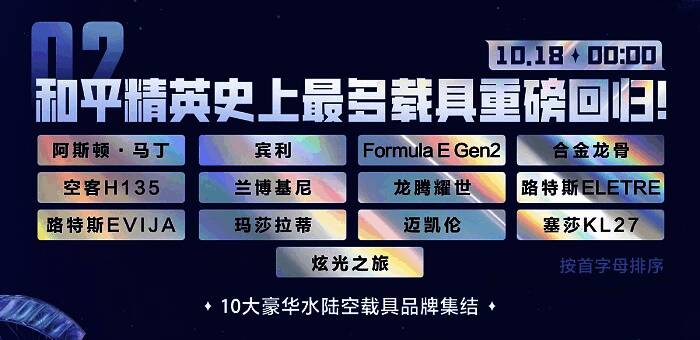 《和平精英》豪华载具回归，多种类型载具展示