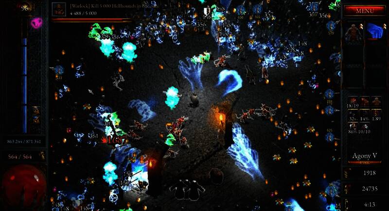 苦痛殿堂角色战斗场景展示黑暗幻想风格与经典像素美术