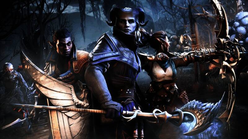 游戏中一场激烈的战斗场景，特效华丽、角色动作流畅展现高水准制作