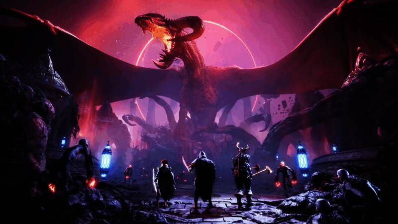 《质量效应5》概念图局部展示，星际空间与未知生物轮廓隐约可见