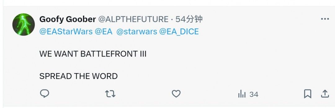 Reddit上粉丝发起的请愿帖，标题为‘我们需要前线3’